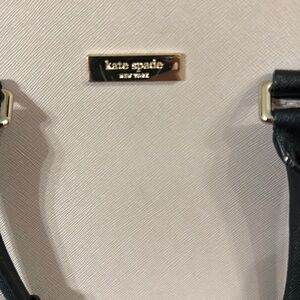 Kate Spade Black Shoulder Bag with Gold Accents